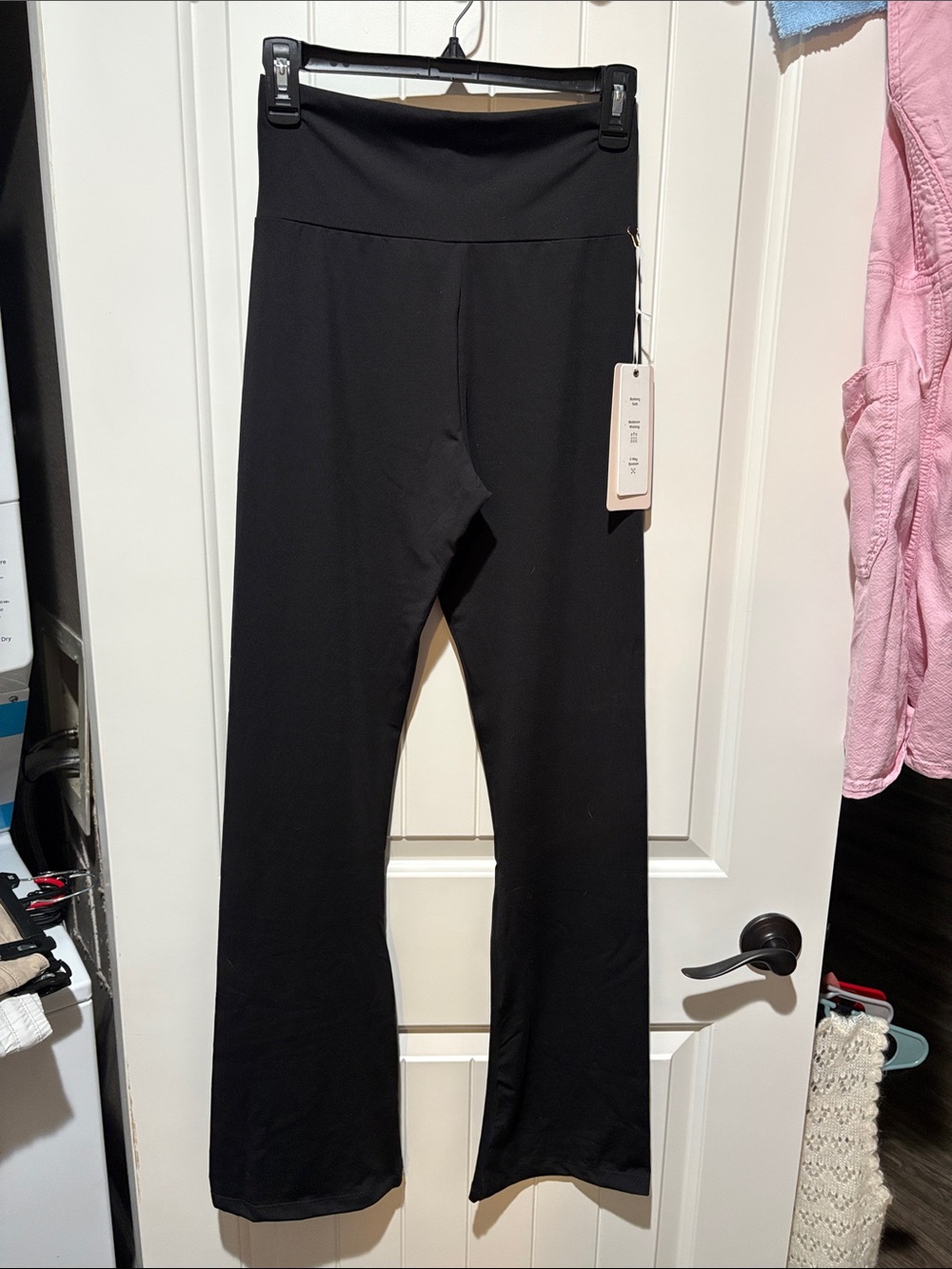 Love Tree Black Boot Cut High-Waist Pants